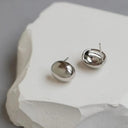 Vintage Stainless Steel Water Drop Hoop Earrings Classy Style