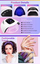 X19 MAX UV LED Nail Drying Lamp Professional Gel Polish Dryer