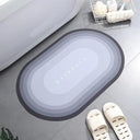 Absorbent Shower Bath Mat: Ultimate Water Absorption & Anti-Slip Safety  ourlum.com C-Black 40x60cm 