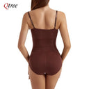 Qtree Plus Size Tummy Control Bodysuit - Slimming Shapewear for Women