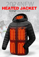 21 Areas Heated Jacket Men Warm Vest USB Self Heating