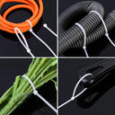 Nylon Cable Ties for Secure Cord Organization Kit Home Office