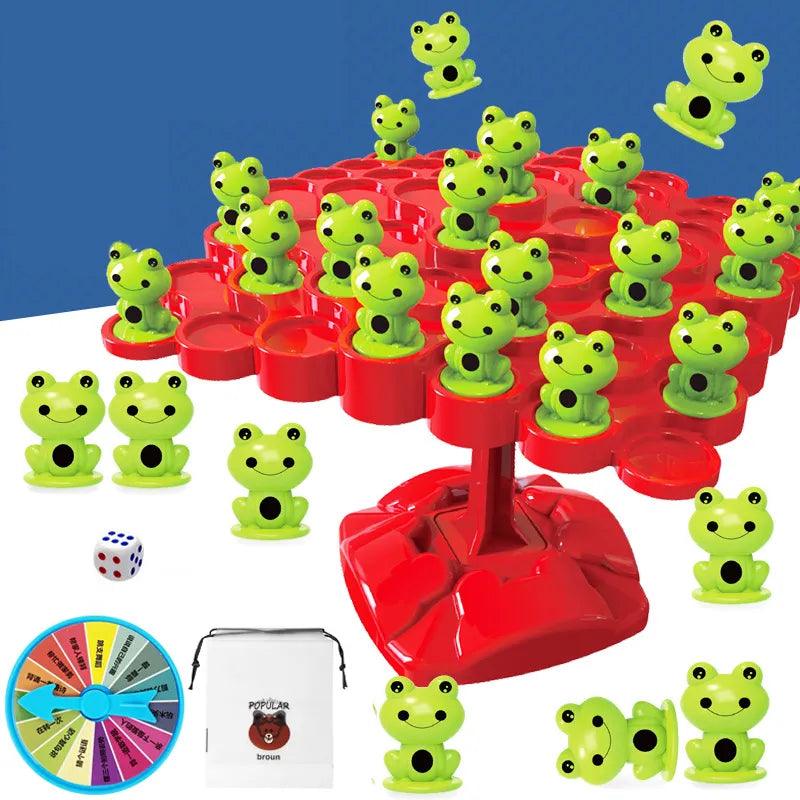 Montessori Frog Balance Math Toy: Interactive Parent-child Puzzle Game  ourlum.com   