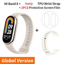 Mi Band 8: Smart Fitness Tracker with Advanced Health Monitoring  ourlum.com Gold N Ivory Strap CHINA 