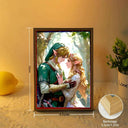 Light Painting Picture Frame Zelda Tears of the Kingdom Led Night Light Moon Lamp Zelda Anime Figure Bedroom Home Decor Gifts  ourlum.com   