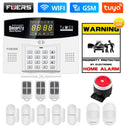 Smart WiFi GSM Alarm System with Remote Access LCD Display