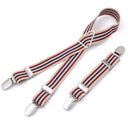 Rainbow Stripe Dog Diaper Suspenders for Pet Clothes Accessories