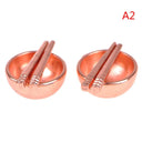 Miniature Rose Gold Cooking Set for 1:12 Scale Dollhouse