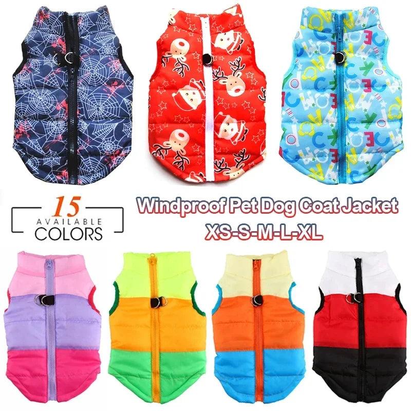 Cozy Winter Pet Apparel for Small Dogs - Stylish Windproof Dog Jacket with Padded Insulation for Yorkie, Chihuahua, and Cats  ourlum.com   