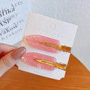 Sakura Pink Hair Clip Set for Effortless Chic Styling