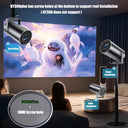 DITONG Hy300 Plus Projector 4K Android 1080P Full HD Mini