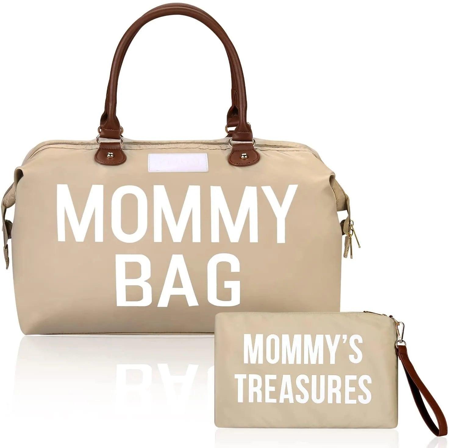 Mama Tote Bag Maternity Diaper Mommy Large Capacity Bag Women Nappy Organizer Stroller  Bag Baby Care Travel Backpack Mom Gifts  ourlum.com Khaki  