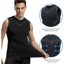 Men's Ionic Compression Shaping Vest Ice-Silk Body Shaper