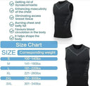 Men's Ionic Shaping Vest Ice-Silk Slimming Body Shaper