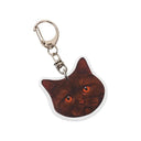 Happy Banana Cat Key Chain Quirky Pet Lover Gift