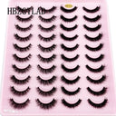 5-14Pairs Fluffy Lashes 10-25mm 3D Mink Lashes Long Thick Natural False Eyelashes Wholesale Lashes Vendors Makeup Mink Eyelashes  ourlum.com 20 pairs HD-A10  