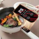 4.5L Smart Electric Wok Multi-function Electric Pot Reservation Steamer Non-stick Fry Pan Large Capacity Electric Hot Pot 220V