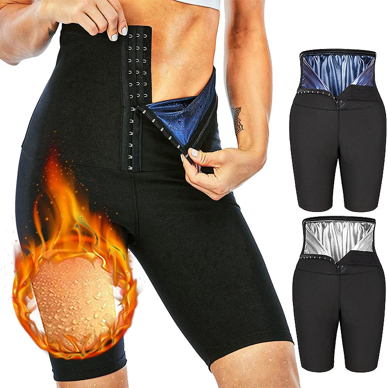 High Waist Sauna Shaper Pants for Sweat, Slimming & Workout Confidence