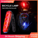 Compact Multi-Function LED Bicycle Taillights for Safety