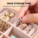 Mini Jewelry Storage Box Portable Home Travel Case for Women