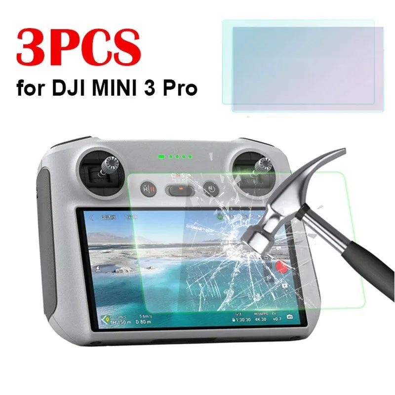 DJI MINI Pro RC Remote Controller Glass Screen Protector: UV Protection & Impact Resistance  ourlum.com   