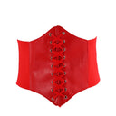 Women's High Waist Leather Corset Belt Slimming Shapewear