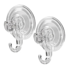 Clear Suction Cup Hooks: Strong Hold for Bathrooms and Kitchens