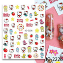 Adorable Cartoon Hello Kitty Nail Sticker Set for Nail Art