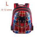 Spider King 3D Kids Backpack - Durable and Stylish Design!  ourlum.com Red Edge L  