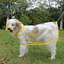 Pet Dog Transparent Rainwear Hooded Raincoat Waterproof Jacket for Small Dogs  ourlum yellow XS 