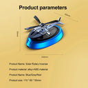 Solar Fragrance Car Air Freshener Helicopter Aroma Diffuser