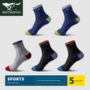 Ultimate Comfort Cotton Socks for Men Sweat Absorbing Durable