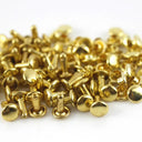 Metal Double Cap Rivets Studs for Leather Craft Bag Garments Hat Shoes  ourlum.com gold 6 x 6mm 