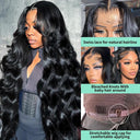 40-Inch Luxury Body Wave HD Lace Front Human Hair Wig