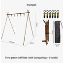 Portable Folding Tripod Rack for Outdoor Camping Gear