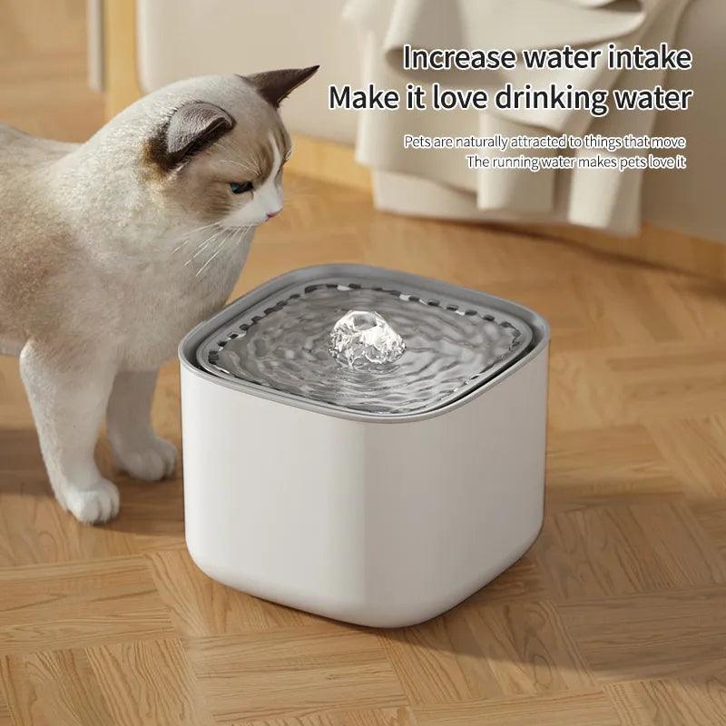 3L Automatic Cat Water Fountain with Filter and Large Capacity  ourlum.com   