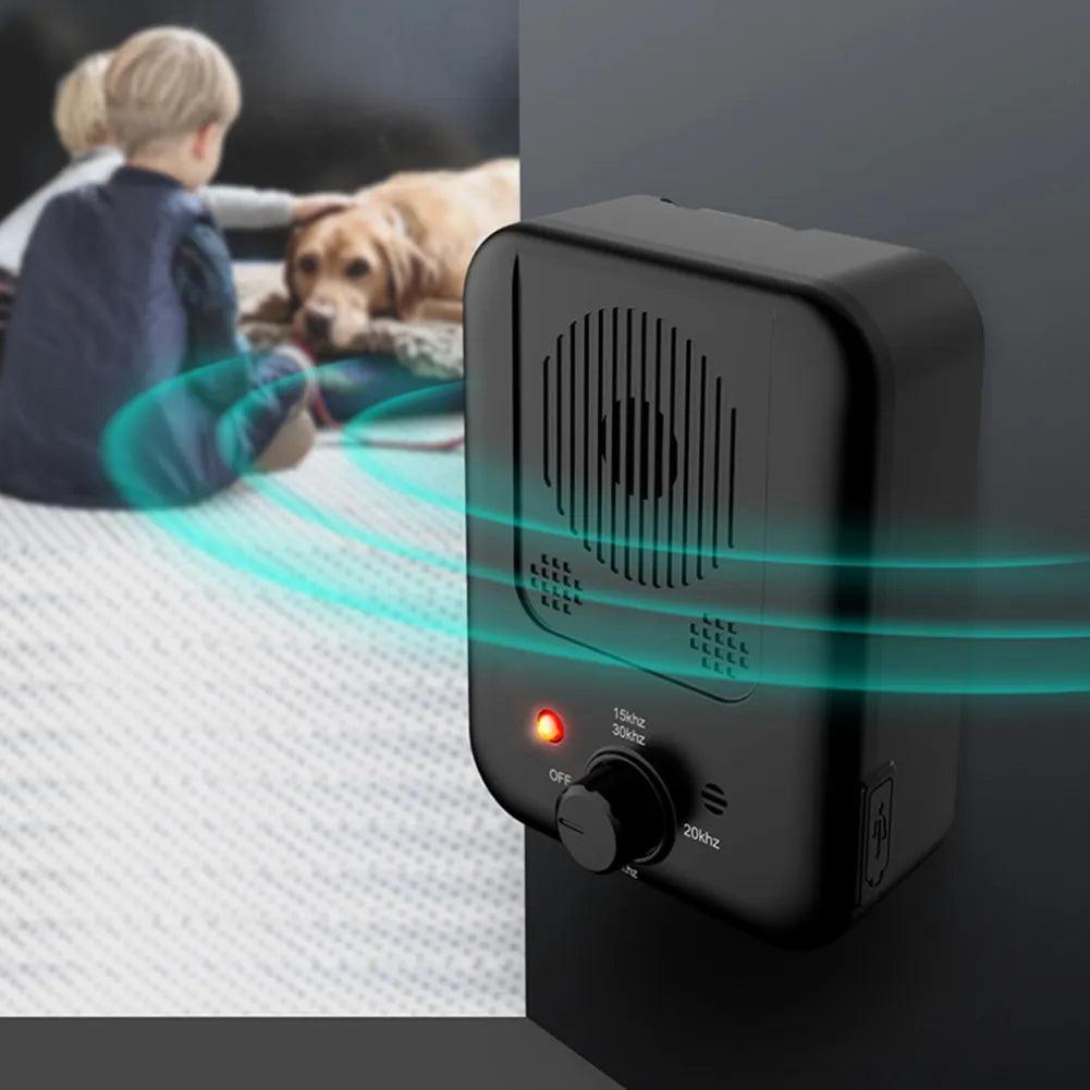 Dog Bark Stopper Ultrasonic Pet Repeller Outdoor Training Device  ourlum.com   