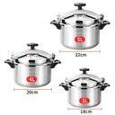 Safe Aluminum Pressure Cooker for Fast Cooking 3L 4L 5L