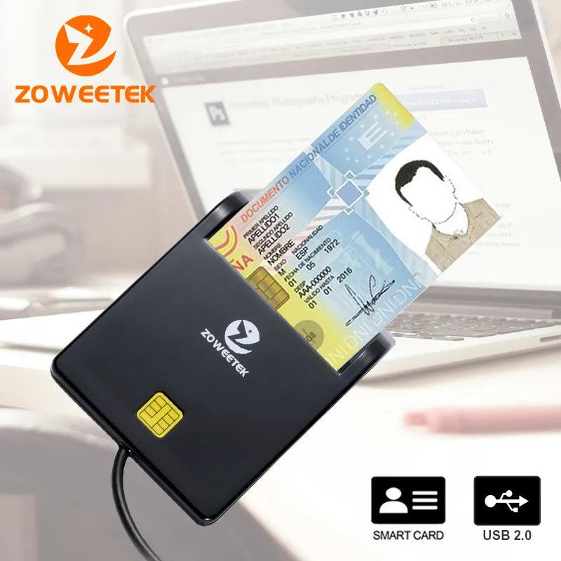 Zoweetek Smart Card Reader: Enhance Online Banking Security  ourlum.com CHINA  