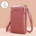 Soft Leather Crossbody Phone Purse Stylish Wallet for Women