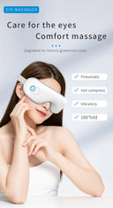 Eye Massager with Heat for Migraines and Eye Strain Relief