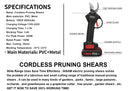 Cordless Electric Pruner 30mm Efficient Pruning Tool Ideal