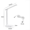 LED Folding Table Lamp: Touch Control Eye Protection USB Charging