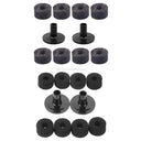 8 Pcs Cymbal Stand Felt Washer Plastic Drum Sleeves Accessory