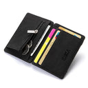 Slim Zipper Wallet: Stylish PU Leather Card Holder Pocket