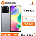 Global ROM Xiaomi Redmi 10A 4GB 64GB Smartphone MTK Helio G25