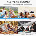 Sandproof Waterproof Beach Blanket 200x210cm Picnic Mat