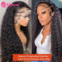 Kinky Curly Lace Front Wig - Versatile Brazilian Hairpiece