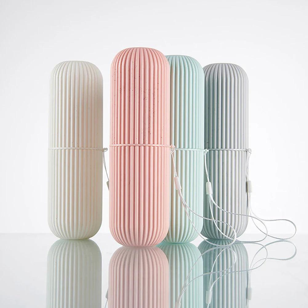 Travel Toothbrush Holder: Compact Toiletry Organizer for On-the-Go  ourlum.com   