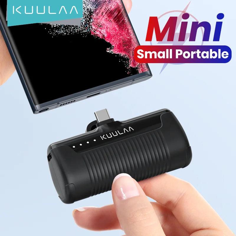 KUULAA Mini Power Bank: Portable Charger for iPhone & Android - Fast Charging & Emergency Power  ourlum.com   